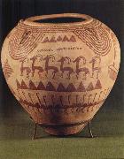 Grerzean jar with red figures unknow artist